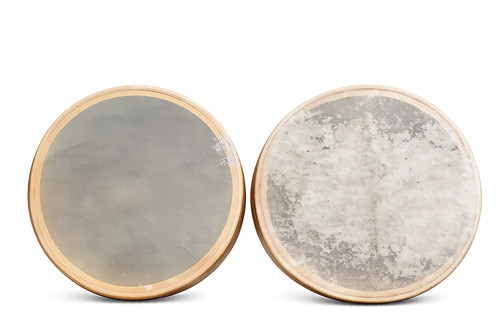 Shaman drum round and - drum,
