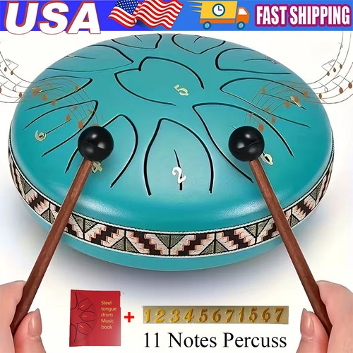 Steel tongue drum - tongue, notes