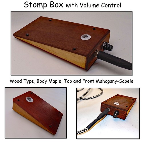Stomp box with volume control - stomp,