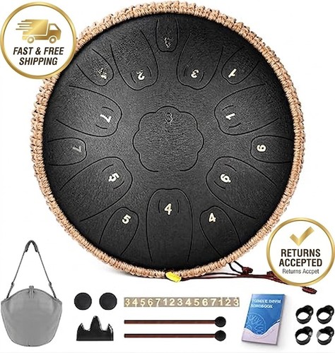 Steel tongue drum notes - drum, 14