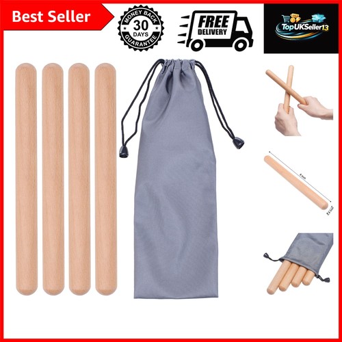 Pairs classical wood claves - 2,