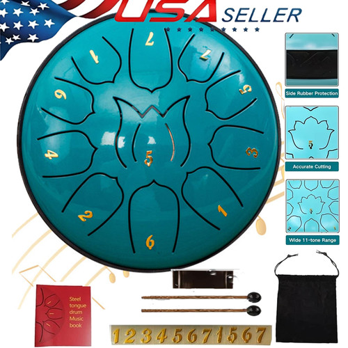 Steel tongue drum notes - steel, 11