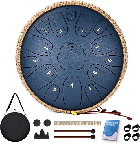 Steel tongue drum notes - steel, 14